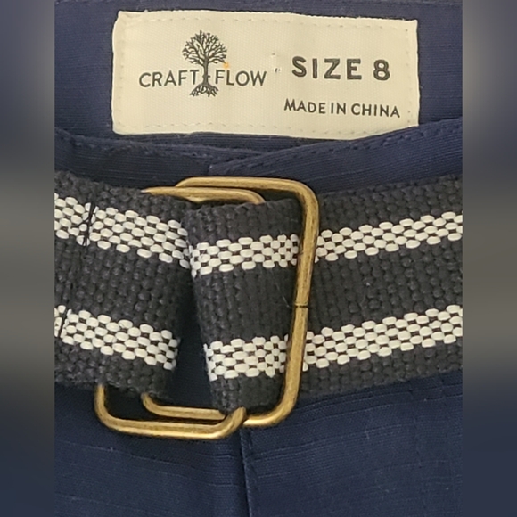 NWT Craft Flow - Boys Navy Blue Shorts, Sz 8 - Picture 2 of 3